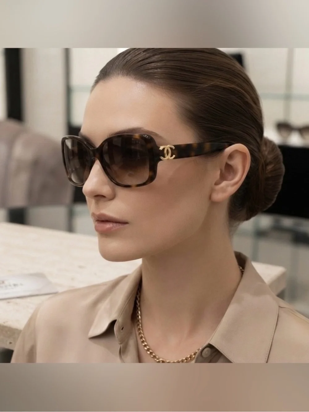 CHANEL women sunglasses